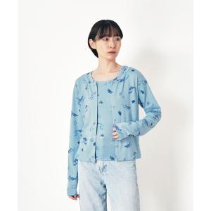 カーディガン “SEA” Midori Nakajima 針抜きカーディガン レディース メンズ
