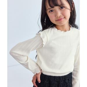 tシャツ 「KIDS/キッズ」プチフリルカットソートップス キッズ 子供服 女の子