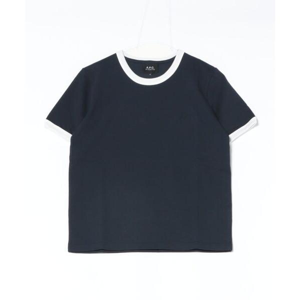 tシャツ T-SHIRT CROP MANCHES COURTES CONTRASTE/Tシャツ レ...
