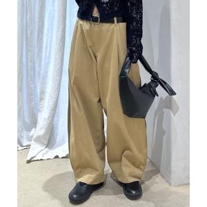 パンツ サイドタックフォルムパンツ レディース