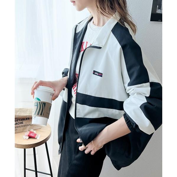「Java」 ブルゾン LARGE オフホワイト レディース
