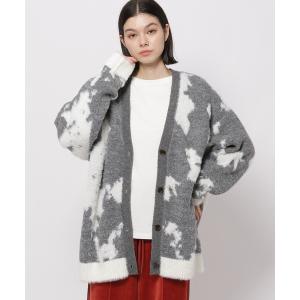 「niko and...」 ニットカーディガン FREE グレー レディース