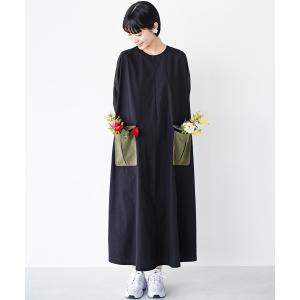 「haco!」 長袖ワンピース X-LARGE ブラック レディース