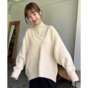 「titivate」 長袖ニット S アイボリー レディース