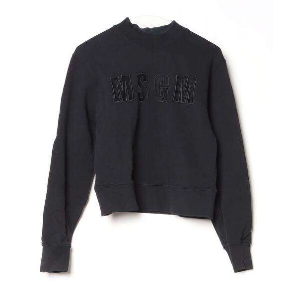 「MSGM」 スウェットカットソー S ブラック レディース