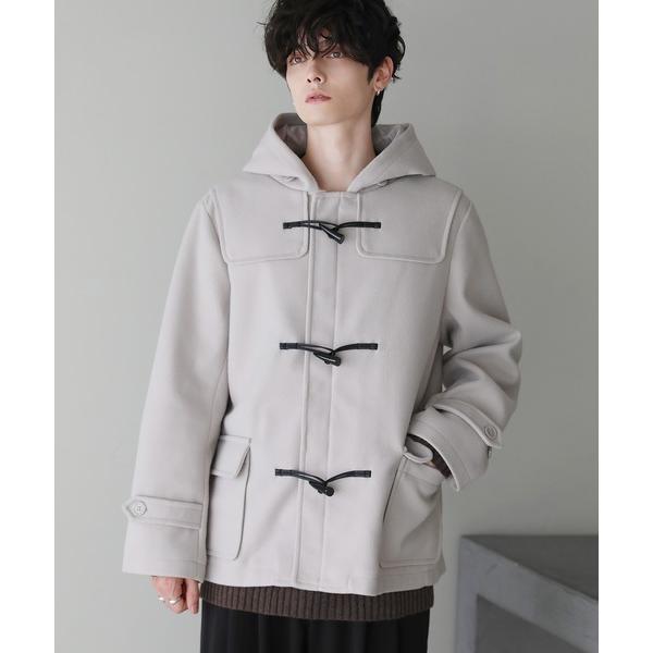 「ASTRONOMY」 ダッフルコート L ライトグレー メンズ