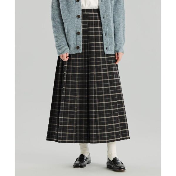 「MACKINTOSH PHILOSOPHY」 プリーツスカート 2 ネイビー レディース