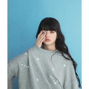 「niko and...」 スウェットカットソー LONG グレー レディース