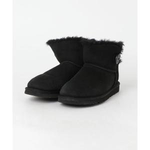 「UGG」 ムートンブーツ 23cm ブラック レディース