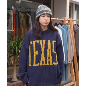 「ONE fifth」 長袖ニット 1 ネイビー メンズ