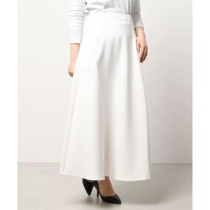 「COTORICA」 フレアスカート MEDIUM ホワイト レディース