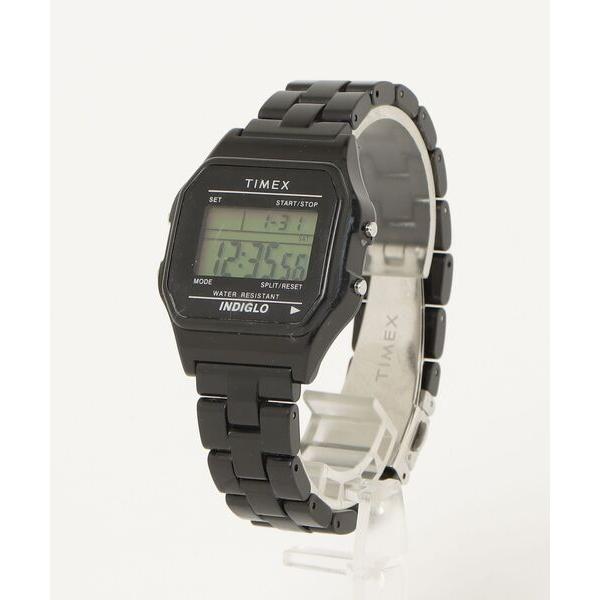 「TIMEX」 デジタル腕時計 FREE ブラック メンズ