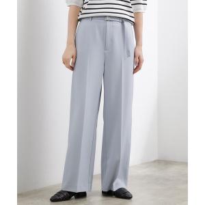 パンツ ベルトワイドパンツ レディース