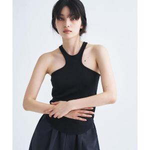 タンクトップ ノースリーブ 「Re」「Cup-in」design cut tank レディース