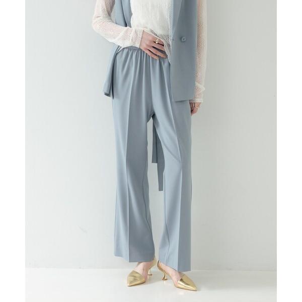 パンツ Comfy SET UP｜ストレートフレアパンツ「セットアップ対応／通勤／カセット服／接触冷...