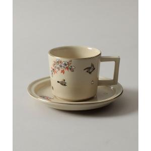 タンブラー 沈壽官窯 / 白薩摩 コーヒーカップ＆ソーサー 桜雀