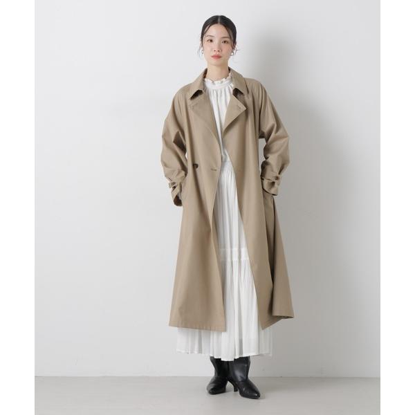 トレンチコート コート 撥水＆花粉ガード トレンチコート レディース