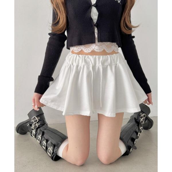 パンツ マイクロミニスカートレイヤーショートパンツ レディース