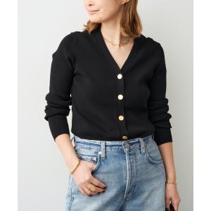 カーディガン *DINER RIB Vネックカーディガン レディース