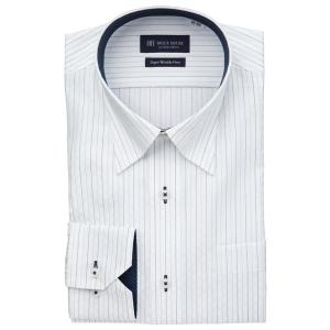 フォーマル シャツ 形態安定ノンアイロン スナップダウン 長袖ビジネスワイシャツ メンズ