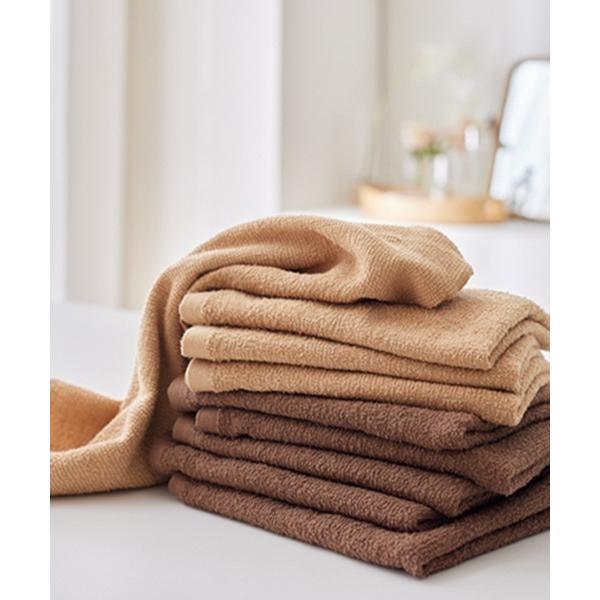 タオル Dailycolor 「乾きやすい超薄手」フェイスタオル１０枚セット(約34×80cm)