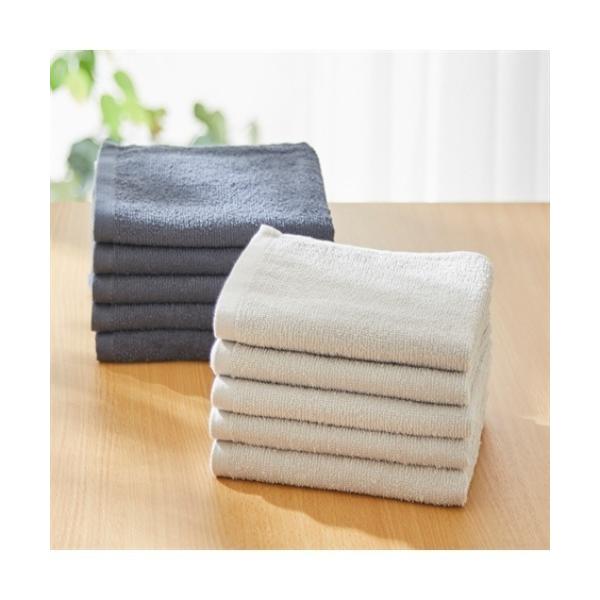 タオル Dailycolor 「乾きやすい超薄手」フェイスタオル１０枚セット(約34×80cm)