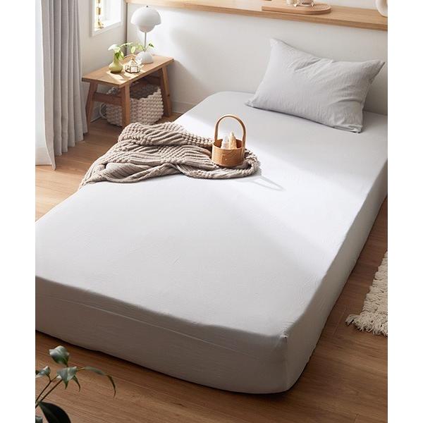 ベッド 寝具 水洗い柔らかすっぽり包めるシーツ（マットレス・敷布団兼用）(シングル)