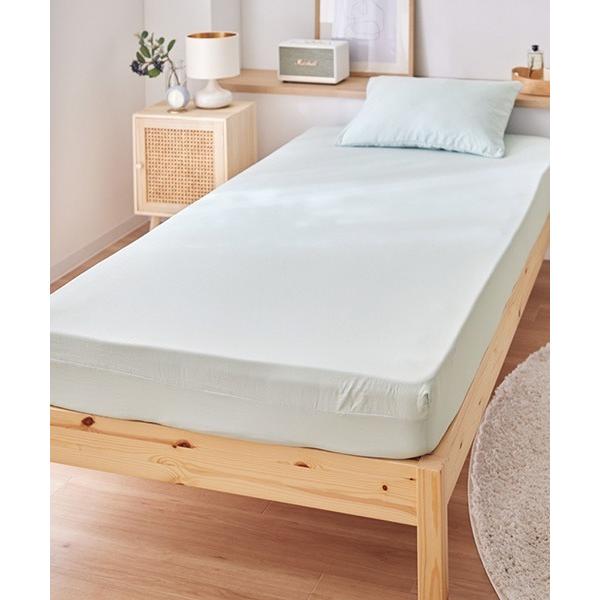 ベッド 寝具 水洗い柔らかすっぽり包めるシーツ（マットレス・敷布団兼用）(ダブル)