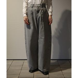 ジーンズ デニム デニムパンツ CLANE COCOON BULKY DENIM PANTS レディース