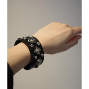 ブレスレット TOGA　TOO Leather roll bangle レディース メンズ