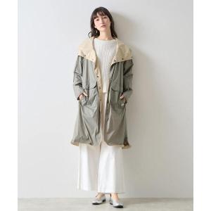 コート アウター 「別注」「TAION/タイオン」リバーシブルロングコート レディース