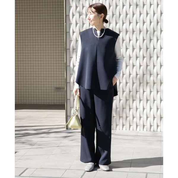 セットアップ 「イージーケア」ボンディングベストセットアップ(楽着シリーズ) レディース