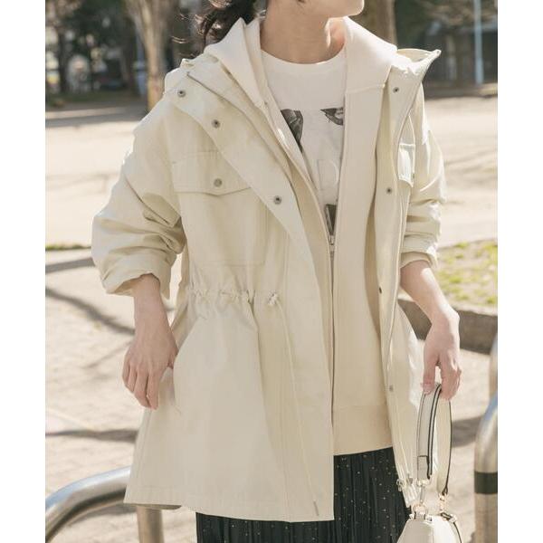 ブルゾン アウター 「撥水/イージーケア」ライトフーディーブルゾン レディース