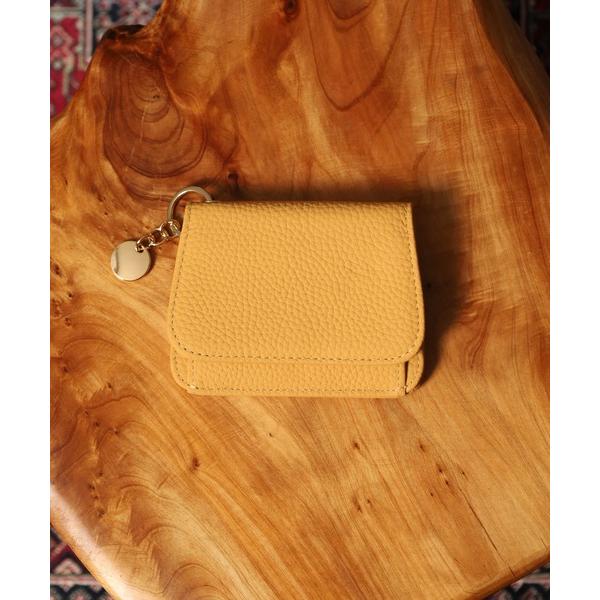 財布 本革コンパクトウォレット キーリング付き メンズ レディース