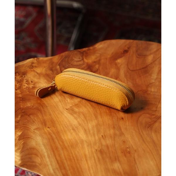 コインケース 本革スリムコインケース ファスナー付き