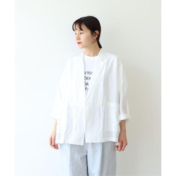 ジャケット テーラードジャケット RayonLinenNylon朱雀 tailored string...