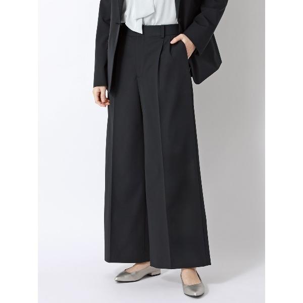 ワイドパンツ スラックス パンツ ワイドパンツ ウォッシャブル 2WAYストレッチ UVカット 消臭...