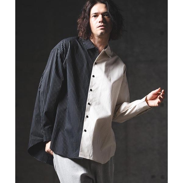 シャツ ms6386-Pinstripe Shirt シャツ(201-011-gls-cg) メンズ