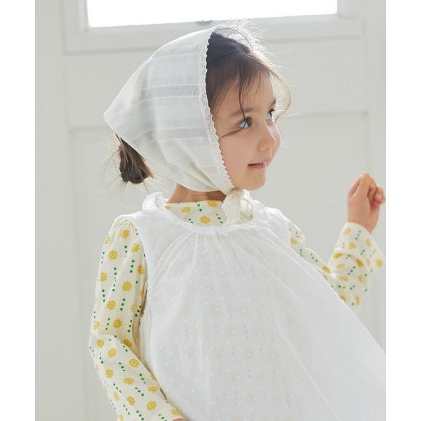 レースヘアスカーフ・キッズ ヘアアクセサリー