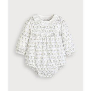ベビー服 ロンパース アンティークフラワー長袖ボディスーツの買取情報