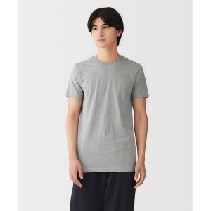 インナーシャツ 肌着 紳士 脇に縫い目のない 2枚組 クルーネック半袖Tシャツ メンズ