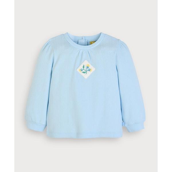 tシャツ アイレットフラワー長袖Tシャツ キッズ 子供服 男の子 女の子