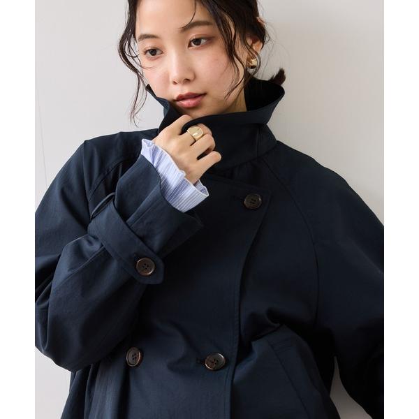 トレンチコート コート ショートトレンチコート/UVケア・撥水・花粉ガード レディース