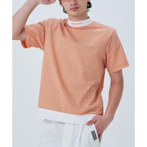tシャツ 「MENS」サッカーギンガム冷感プルオーバー メンズ