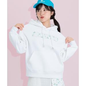 パーカー 「LADIES」花柄刺繍UVダンボールパーカー レディース