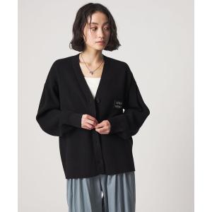 カーディガン 「CITEN」ロゴニットVネックカーディガン レディース