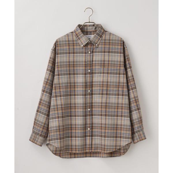 シャツ Madras Check Button Down Shirts/マドラスチェックボタンダウン...