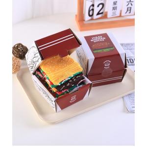 靴下 ハンバーガーソックス / 靴下 お得な3足セット　おもしろグッズ 靴下 メンズ レディース