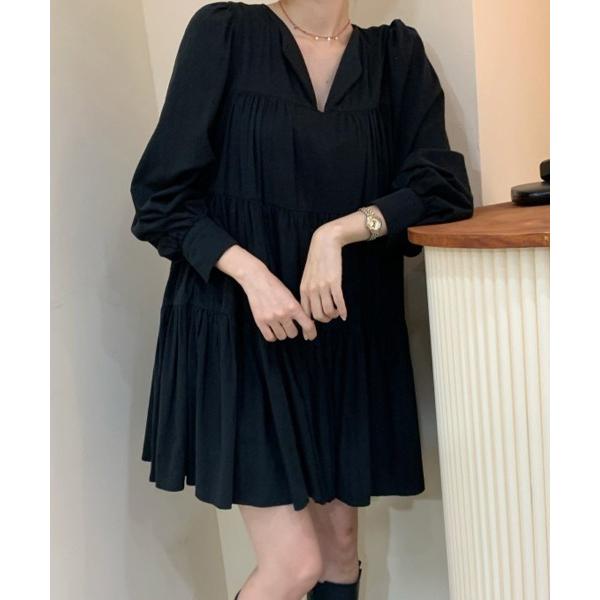 ワンピース ティアードミニワンピース