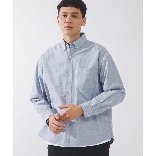 シャツ 抗菌オックスボタンダウンオーバーシャツ メンズ